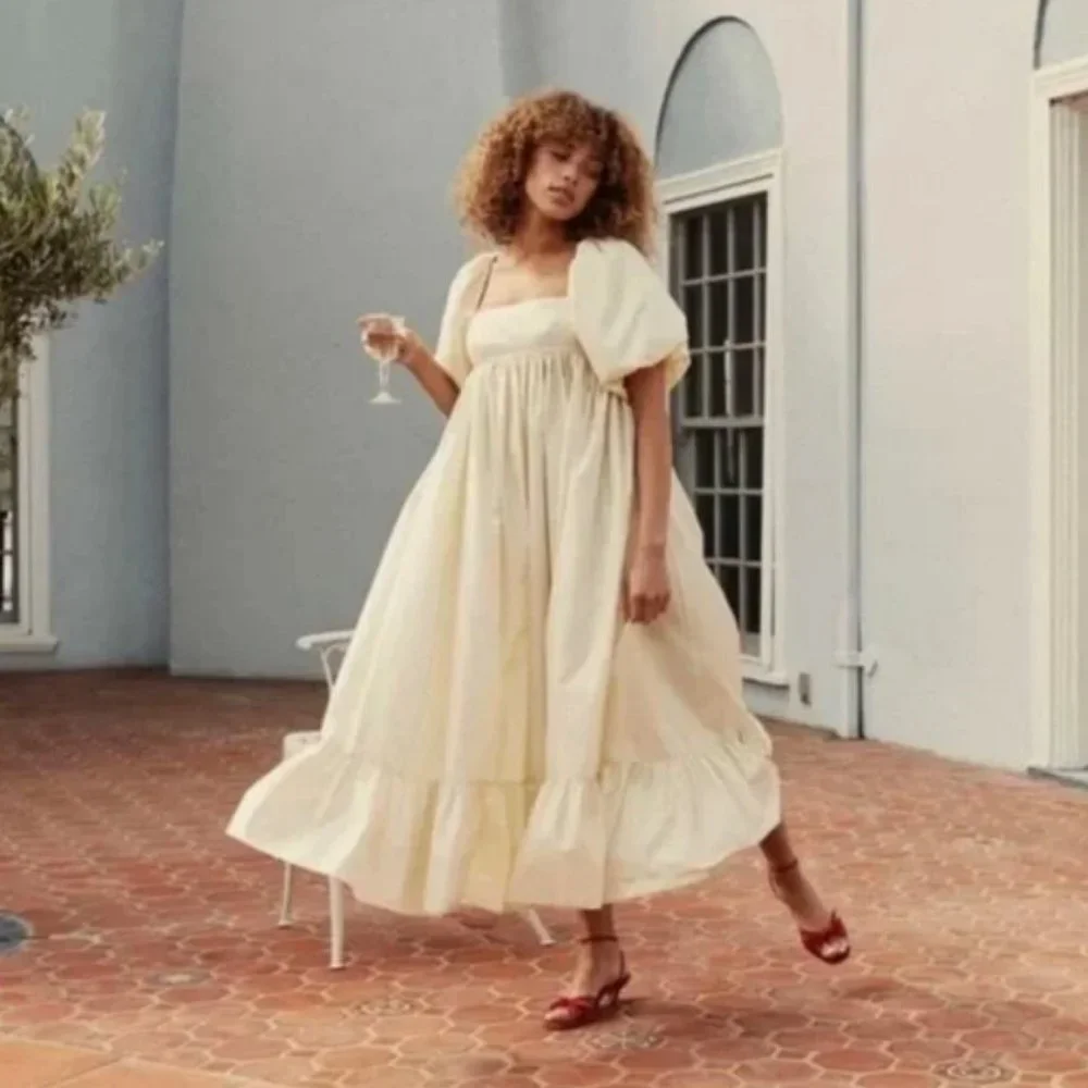 Doen cecilia dress, seed pearl, xs - Picture 8 of 8